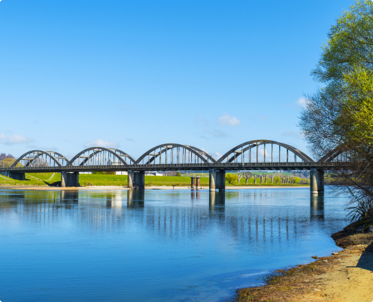 Image of a bridge over a river