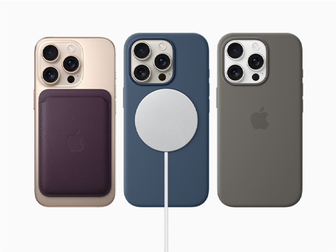 Image of the iPhone smart phone collection on a blue background